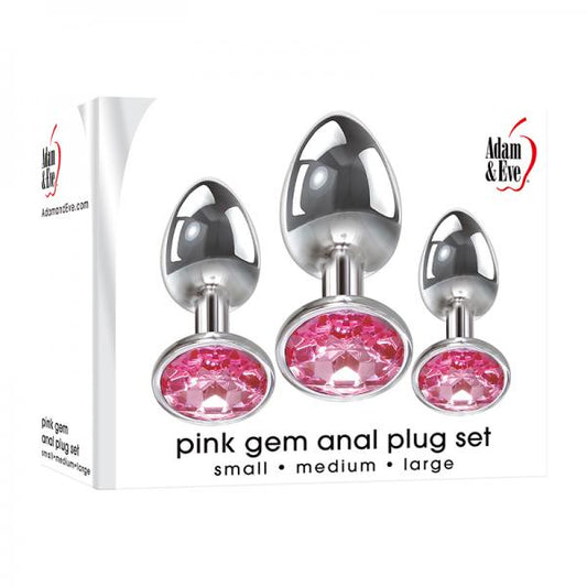 A&e Pink Gem Anal Plug Set