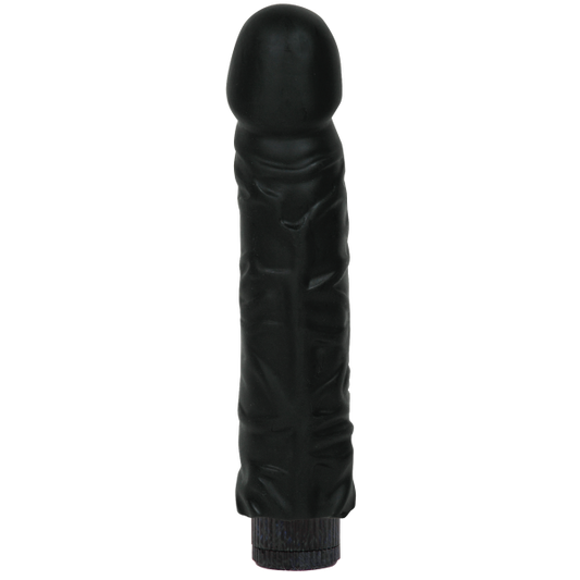 Quivering Cock 7 inches Black Vibrator