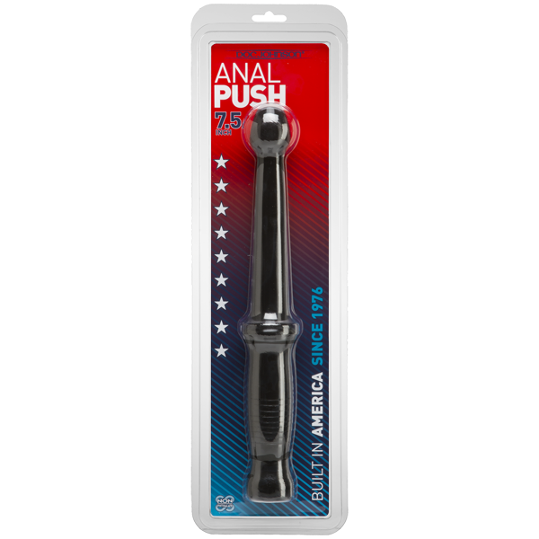 Anal Push Dildo - Black