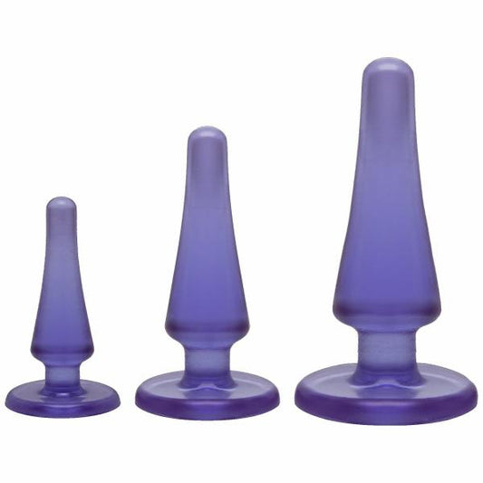 Crystal Jellies Anal Trainer Kit Purple