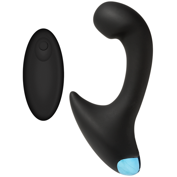 Optimale P-Curve Silicone Remote Rechargeable Black