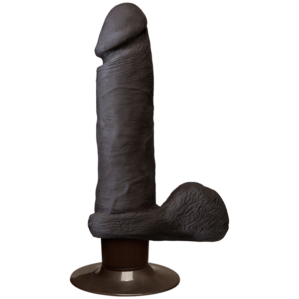 The Vibro Realistic Cock UR3 Vibrator 6 Inch - Brown