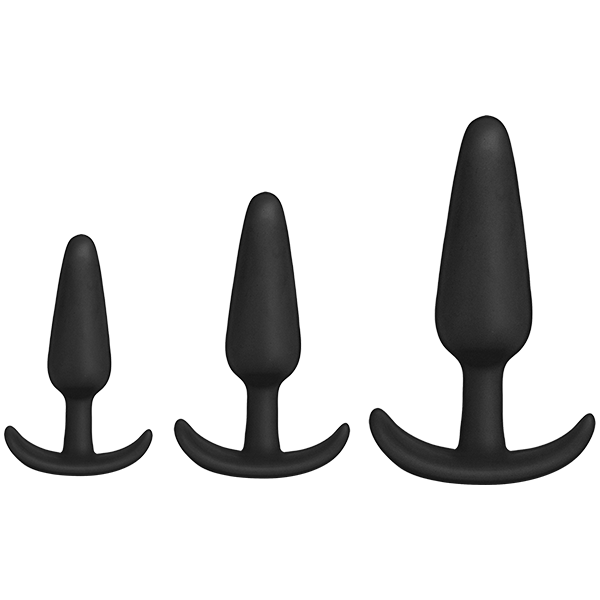 Mood Naughty 1 Trainer 3 Plugs Set Black