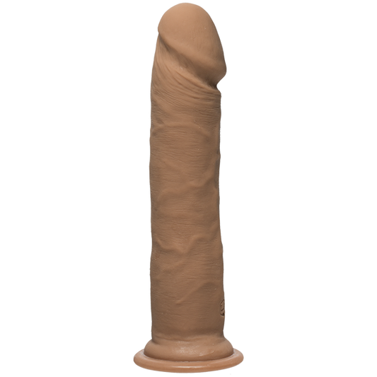 The D Realistic D 8 inches Dildo Ultraskyn Tan