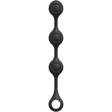 Kink Weighted Silicone Anal Balls Black