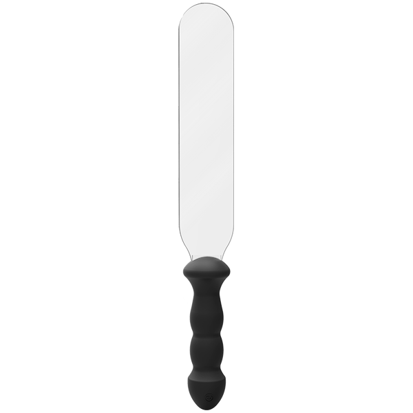 Kink The Enforcer Paddle Probe Silicone Black Clear