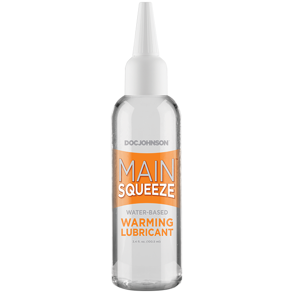 Main Squeeze Warming Water Based Lubricant 3.4oz