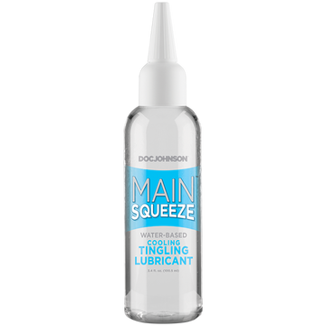 Main Squeeze Cooling Tingling Water Based Lubricant 3.4oz