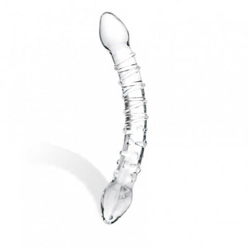 Glas Double Trouble Glass Dildo Clear