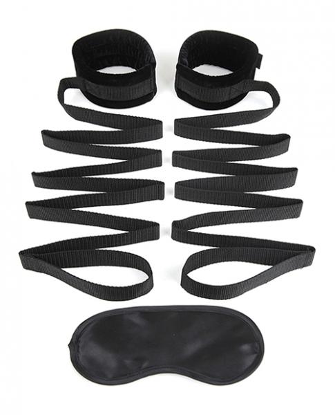 Lux Fetish Bondage Bed Strap Restraint System 2 Piece Set