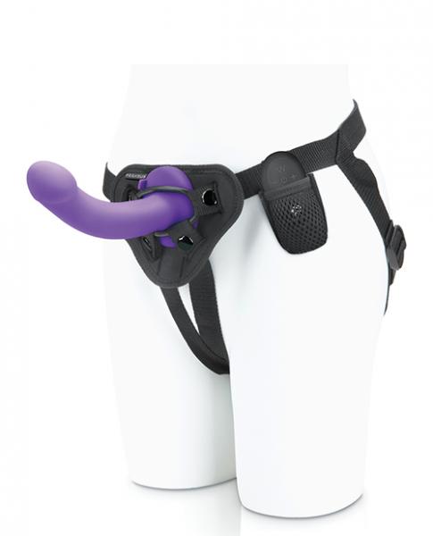 Pegasus 6 inches Curved Realistic Peg Harness & Remote Set Purple