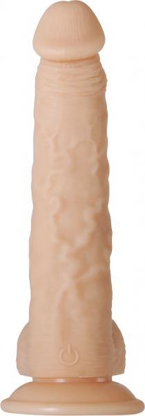 Adam's Rechargeable Realistic Vibrating Dildo Beige