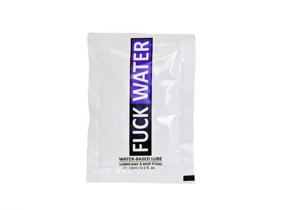 F*ck Water Water Based Lubriicant Pillow Packs .5oz