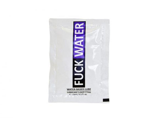 F*ck Water Water Based Lubriicant Pillow Packs .5oz