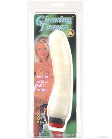 Nite lite glowing teaser white vibrator