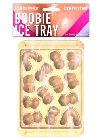 Boobie Ice Cube Tray Assorted Shapes 2 Pack