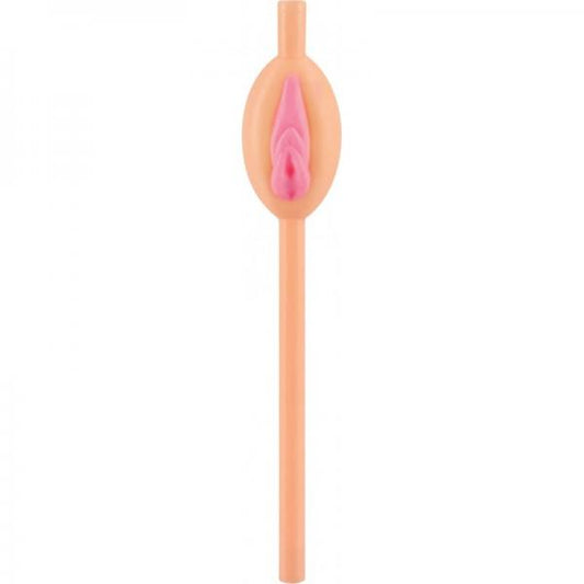 Pussy Straws Pink Beige 8 Count Package