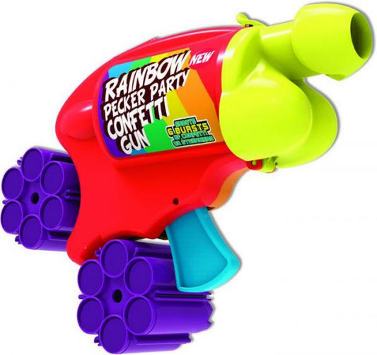 Rainbow Pecker Party Confetti Gun