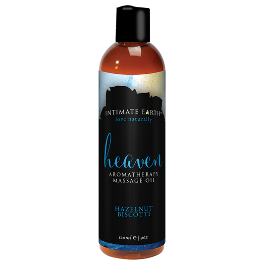 Intimate Earth Heaven Hazelnut Biscotti Massage Oil 4oz