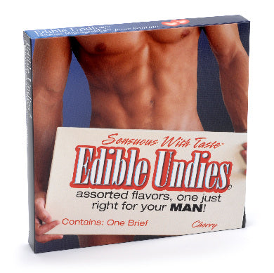 Edible Undies Male Strawberry Champagne