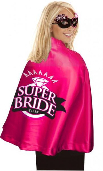 Super Bride Cape And Mask Set