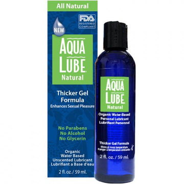 Aqua Lube Natural Gel 2 fluid ounces