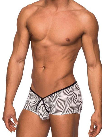 Micro Shorts Tranquil Abyss Black White Medium