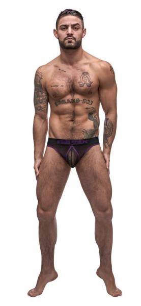 Airotic Mesh Enhancer Thong S/M Black