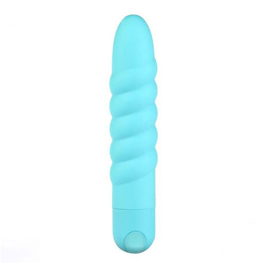 Lola Rechargeable Twisty Bullet Vibrator Teal