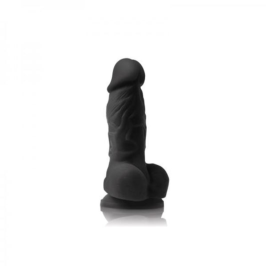 Colours Pleasures 4 inches Dildo Black