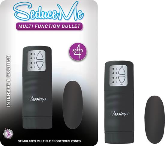 Seduce Me Multi Function Bullet Vibrator Black