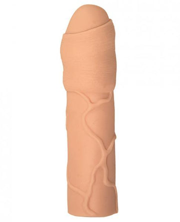 Natural Realskin Uncircumcised Xtender Vibrating Beige