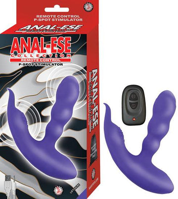 Anal Ese Remote Control P-Spot Stimulator Purple