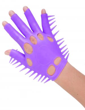 Neon Luv Glove Soft Smooth Ticklers O/S Purple