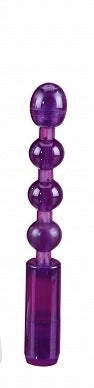 Waterproof Vibrating Anal Beads Purple