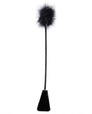 Fetish Fantasy Feather Crop Black