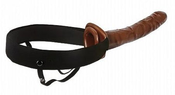 10" Chocolate Dream Hollow Strap-On