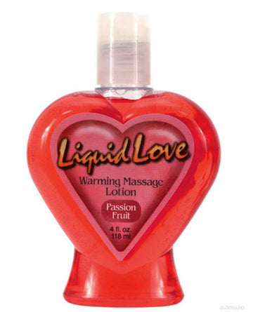 Liquid Love Warming Massage Lotion Passion Fruit 4oz