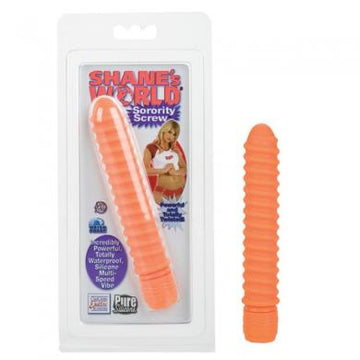 Shane&#039;s Sorority Screw Vibe Silicone Orange