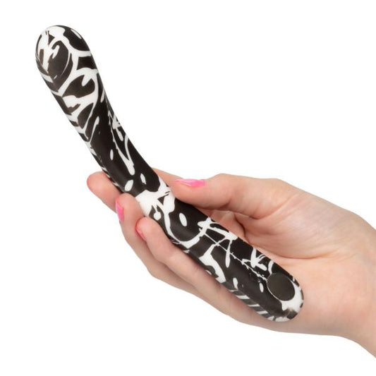 Hype Flexi Wand Black White Vibrator