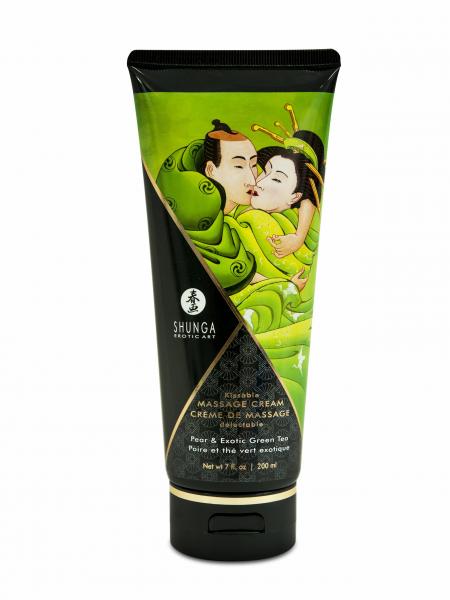 Shunga Massage Cream Pear &amp; Green Tea 7oz