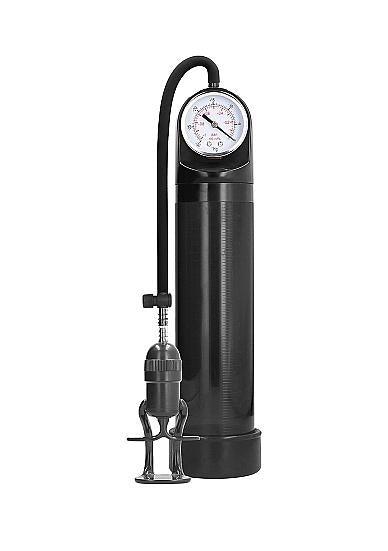 Deluxe Pump With Advanced PSI Gauge Black