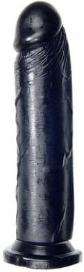 8" Dildo Black W/Suction Cup