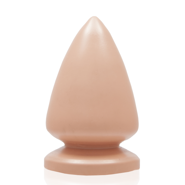 XX Large Bum Plug Vanilla Beige