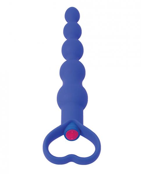 My Heart Will Go On Anal Beads Rechargeable Blue