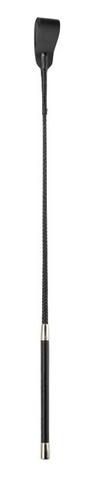 18 inches Medium Tip Riding Crop Black