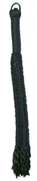 Sex and Mischief Shadow Rope Flogger Black