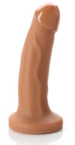 Mark O2 Silicone Dual Density 6.25 inches Dildo Cocoa