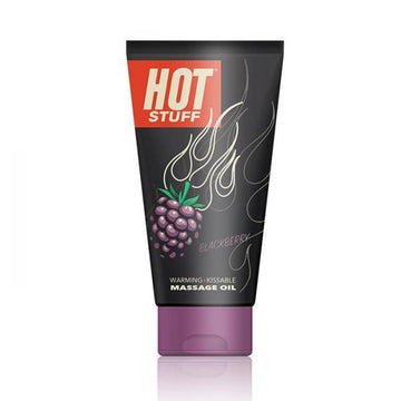 Hot Stuff Warming Massage Oil Blackberry 6 fluid ounces