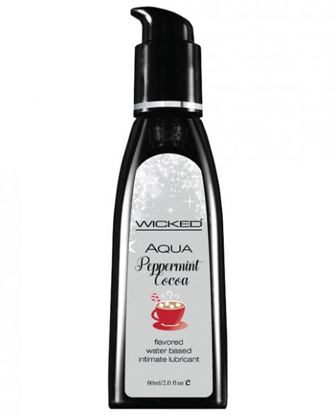 Wicked Aqua Flavored Lubricant Peppermint Mocha 2oz